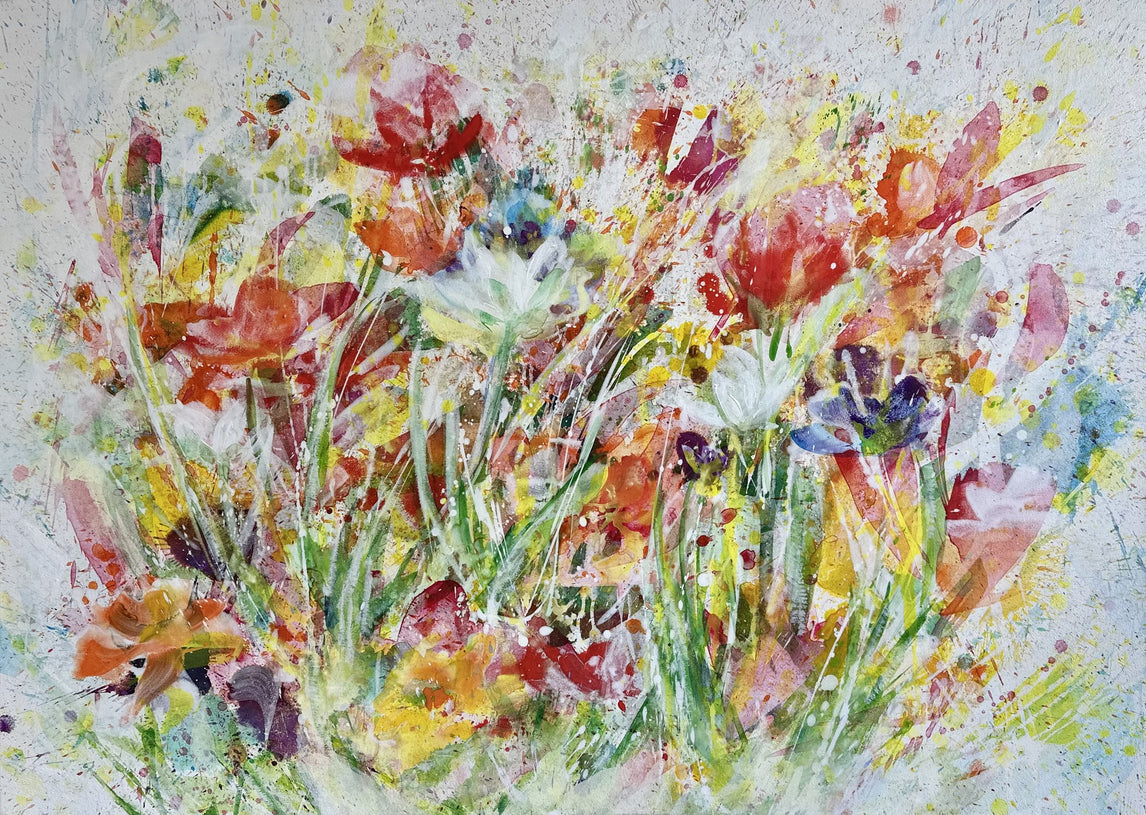 Close-up of Blumenmeer: Surface and texture