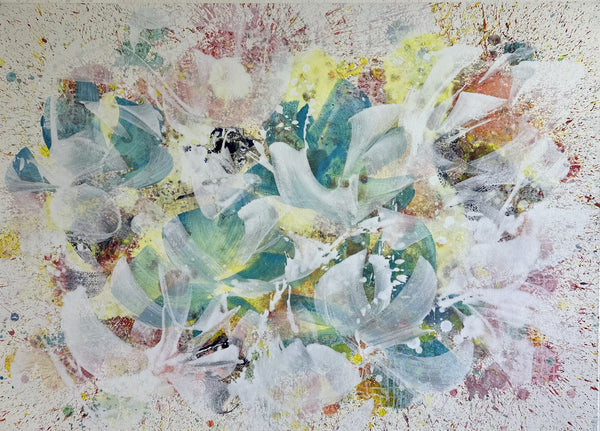 Leichter geht's nicht, acrylic on canvas by Else Streifer-Schröck