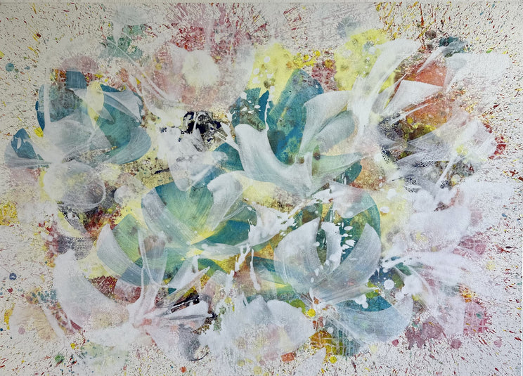 Leichter geht's nicht, acrylic on canvas by Else Streifer-Schröck
